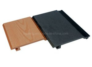 Rev&ecirc;tement en plastique en bois imperm&eacute;able &agrave; l'eau r&eacute;sistant UV de mur de panneau de mur de WPC