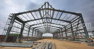 Supermarch&eacute; lourd de structure m&eacute;tallique de co&ucirc;t bas/grand bureau provisoire pour l'Egypte