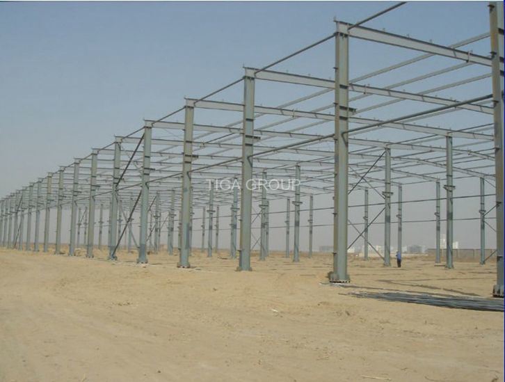 Popular Prefabricated Steel Structure Godown Design for South America