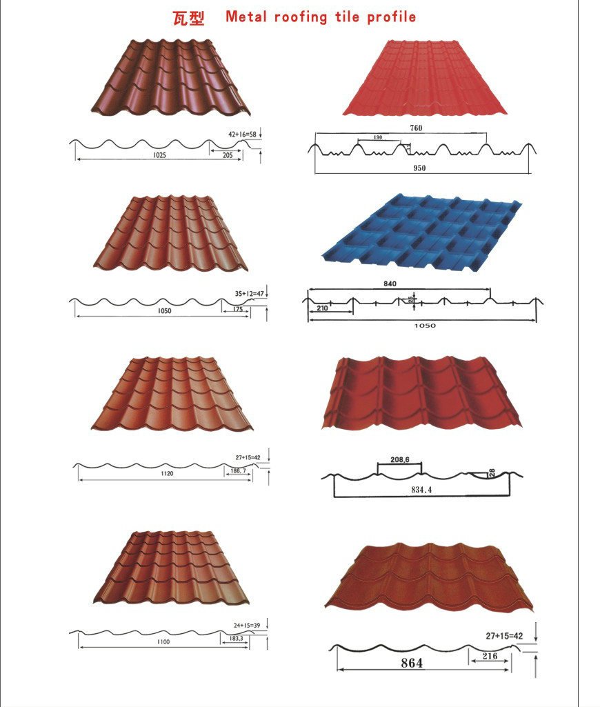 Factory Price Color Coated Steel Wall Tile/Plate/Sheet for Algeria