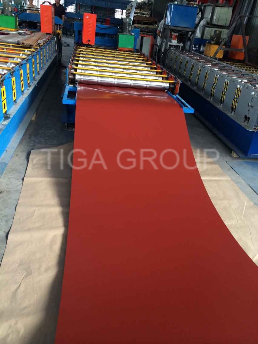 PPGI Waved Steel Sheet/Color-Coated Roof Step Tile for Africa
