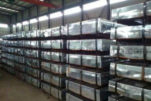 Azulejo de material para techos trapezoidal del metal de la construcci&oacute;n simple PPGI/PPGL del precio de f&aacute;brica