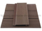 Decking resistente del resbal&oacute;n WPC de la superficie de la naturaleza para la piscina