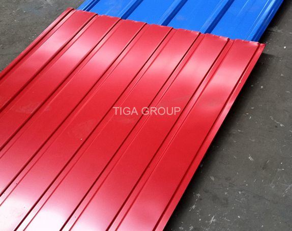 Color Steel Sheet Prepainted Aluzinc Glazed Roof Tile From Chinese Supplier