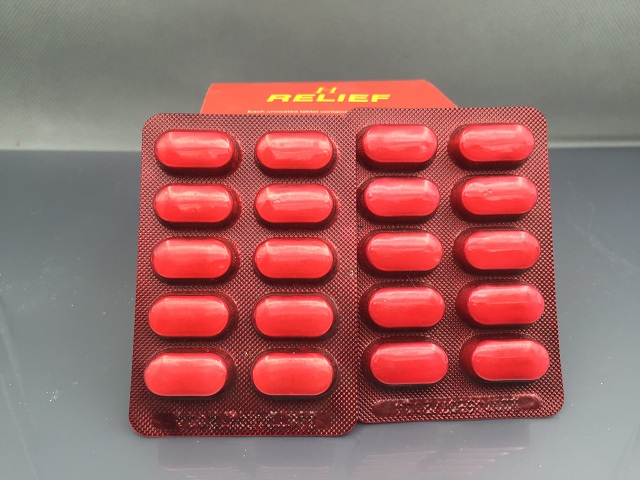 Relief tablet