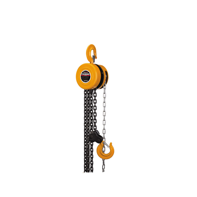 Manual chain hoist pulley block