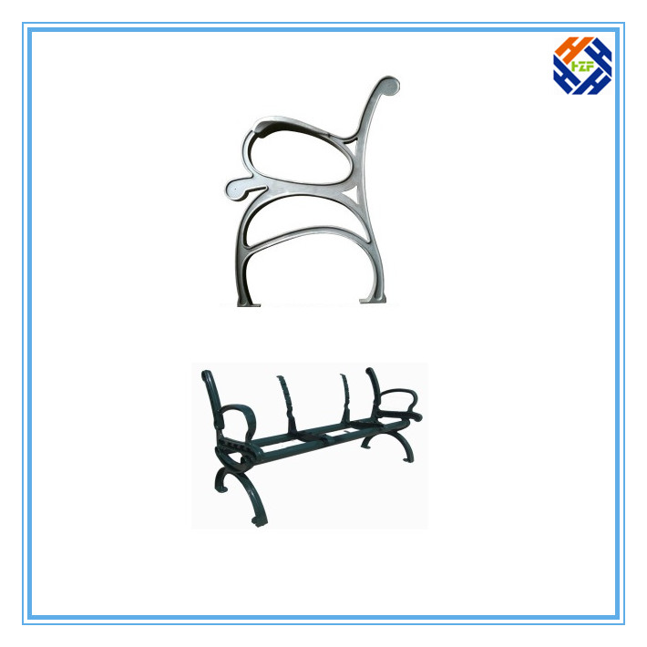 Garden Bench End Outdoor Furniture by Die Casting Processing