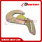 DSWH035 BS 5000KG / 11000LBS 50mm Zinc Plated Flat Twisted Snap Hook
