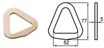 DR5001 Anillo Delta de 2 'BS: 5000 KG / 11000 LBS - Dawson Group Ltd. - Fabricante, proveedor y f&aacute;brica de China