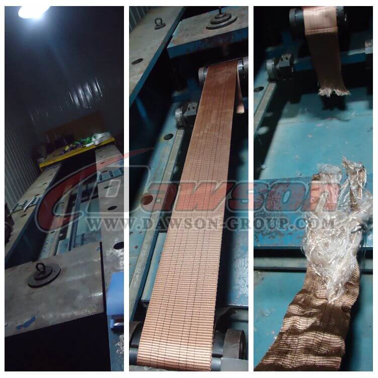 Prueba de material para eslingas de correas de 6 toneladas - Dawson Group Ltd. - Fabricante, proveedor y f&aacute;brica de China
