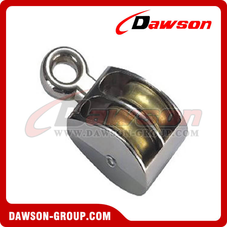 POLEA DOBLE OJO FIJO,ZINC FUNDIDO A PRESI&Oacute;N