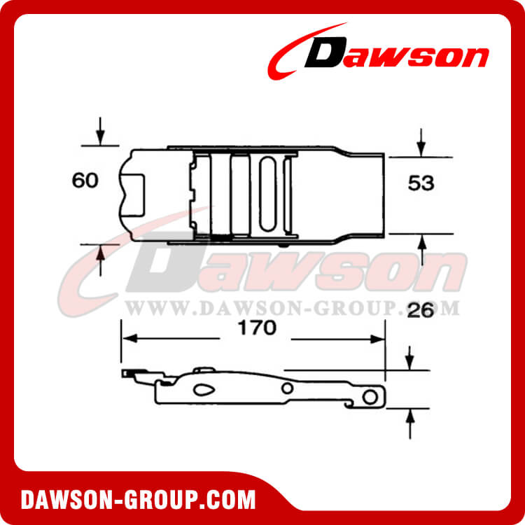DSOCB14 オーバーセンターバックル - 中国メーカーサプライヤー