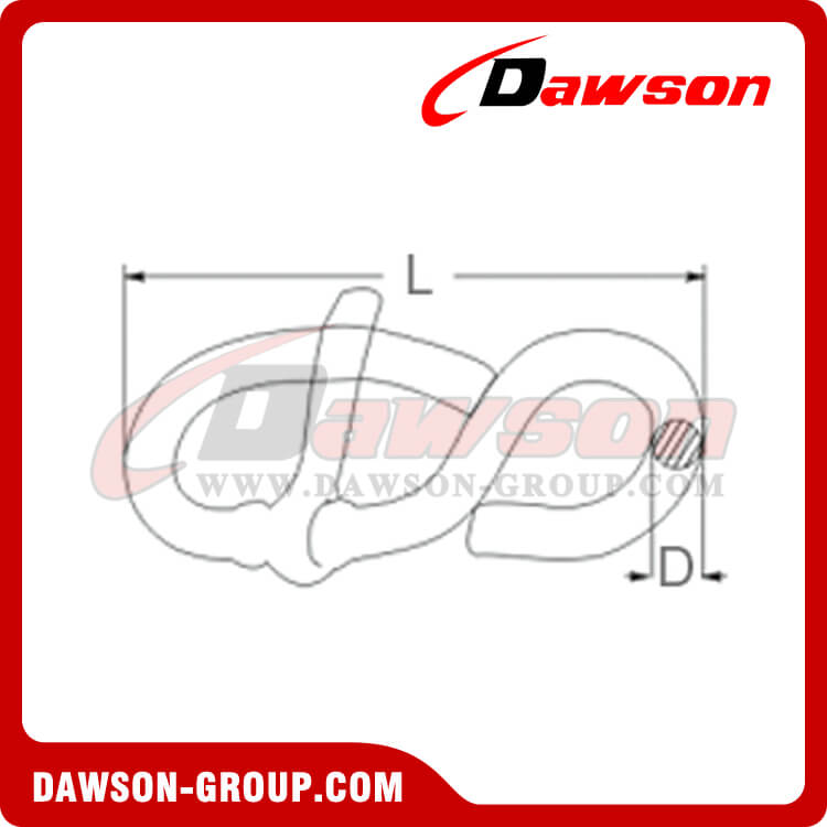 Acortamiento de cuerda+en forma de 8+con leng&uuml;eta - DAWSON GROUP LTD.- FABRICANTE, PROVEEDOR, F&Aacute;BRICA DE CHINA