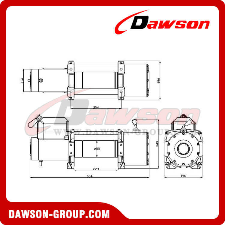 4WD ونش DG16500 - رافعة كهربائية