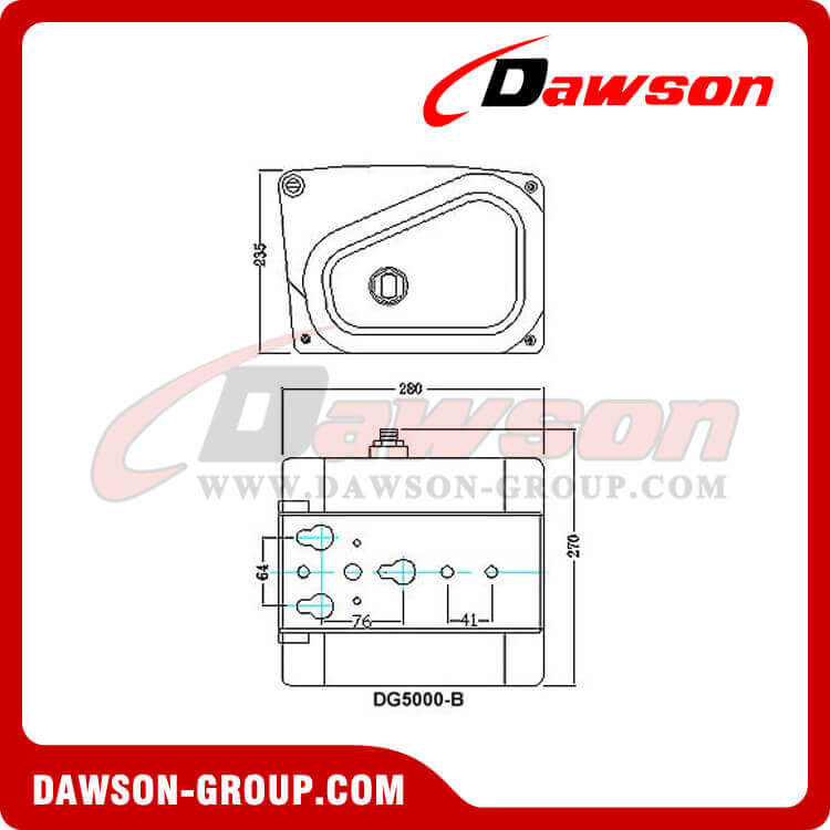 DG5000-B の図面 - 電動ウインチ - Dawson Group Ltd. - 中国メーカー、サプライヤー、工場、輸出業者