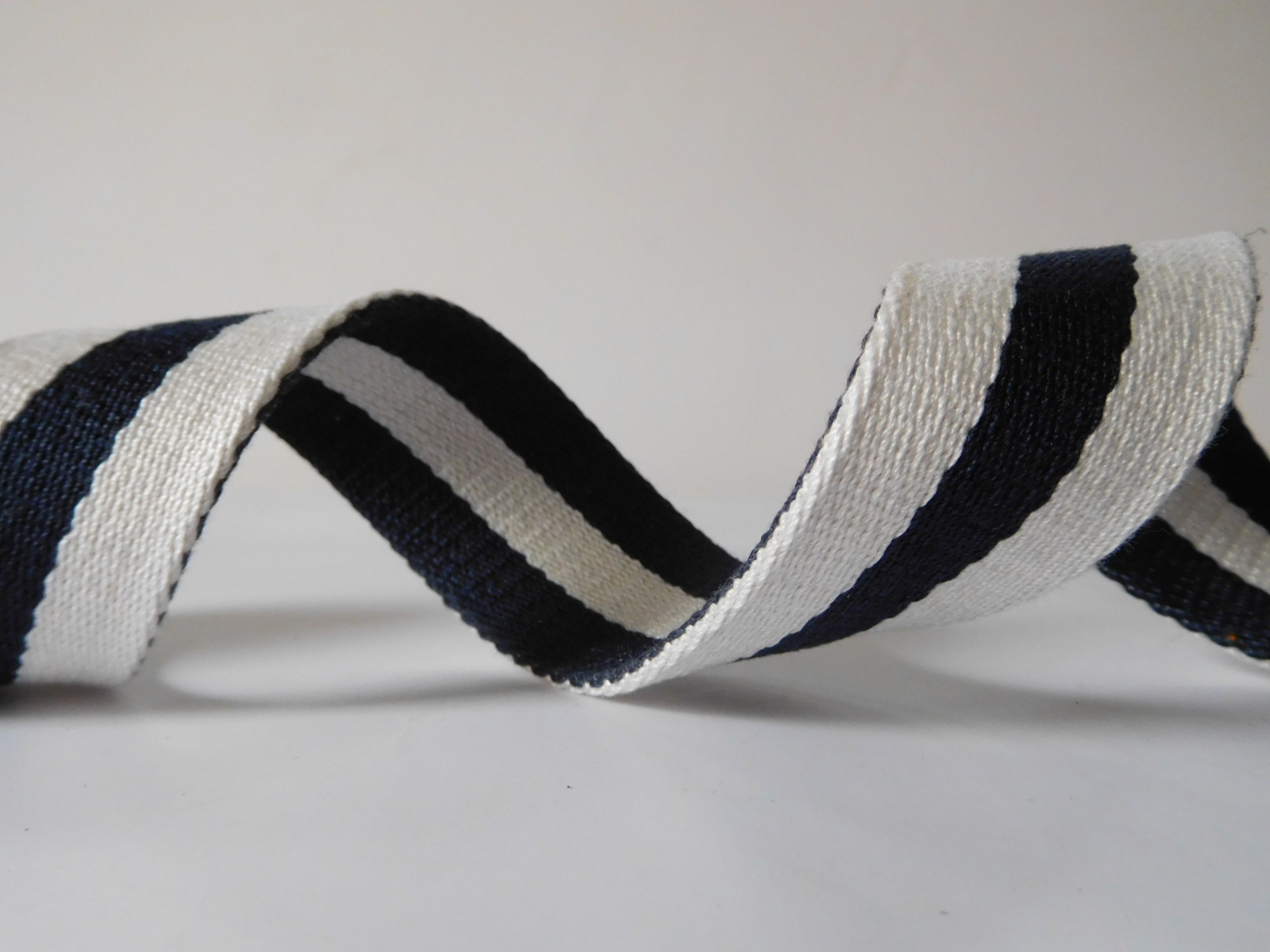 white&black polyester cotton webbing for belts(5)