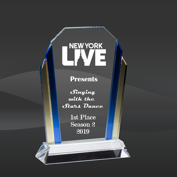 Colorful Crystal Wedge Award (D-GL63, D-GL63, D-GL65)