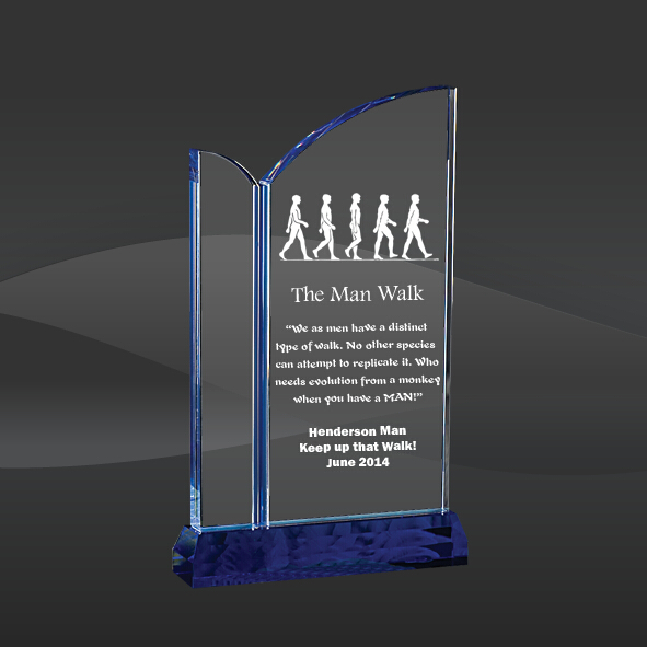 Blue Crystal Inline Award (T-NOD58, T-NOD60)