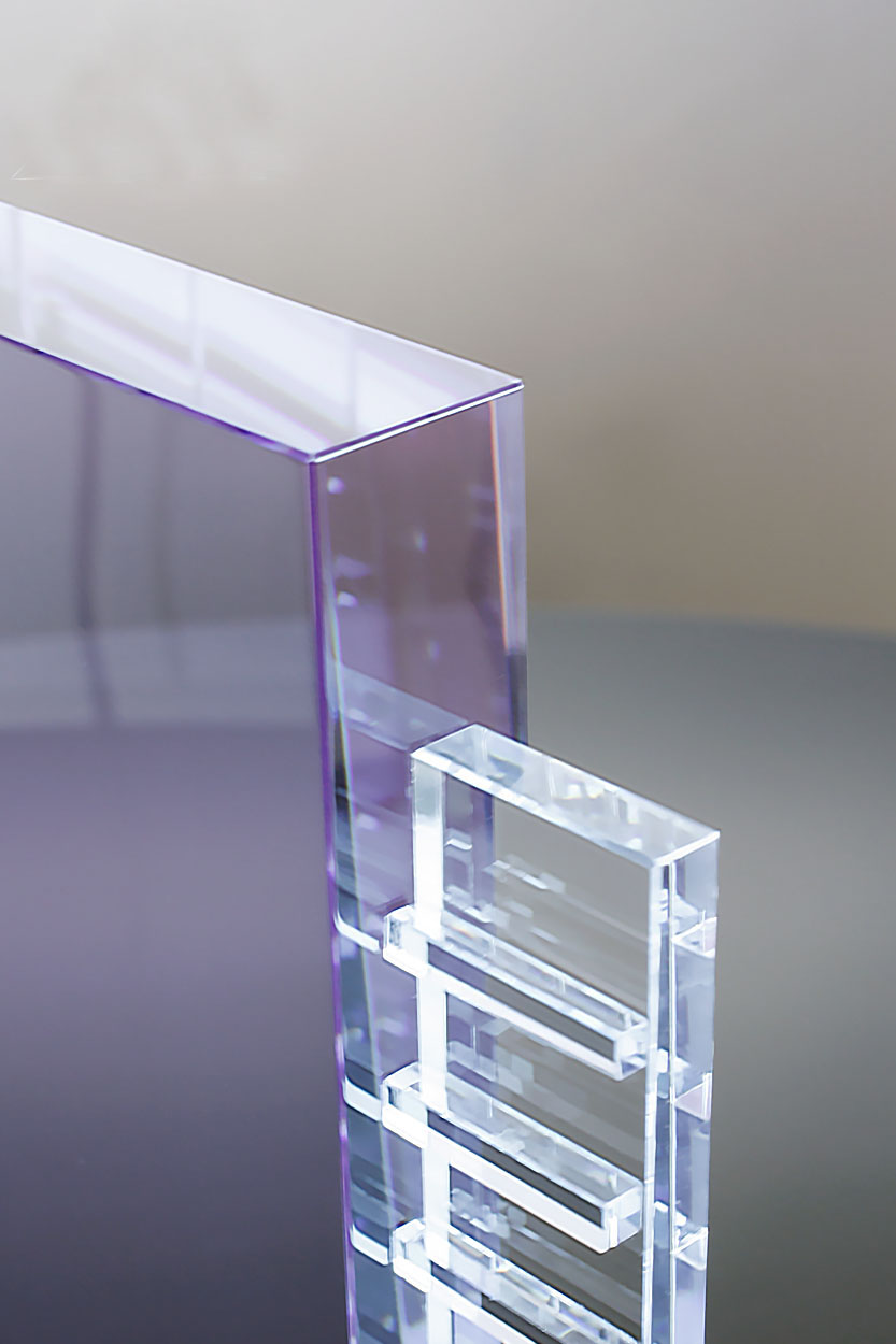 Amethyst Sydney Crystal Recognition Plaque Tower