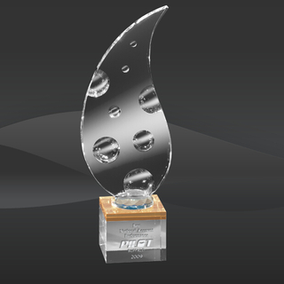 Bubble Flame Crystal Award (MPI-CR-A1057AM-12)