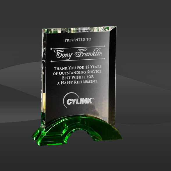 Greenbury Crystal Rectangle Award (CD-4084, CD-4085, CD-4086)