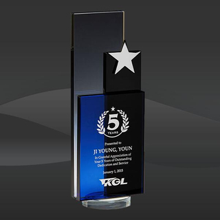 Sea Blue Star Crystal Award (CIP-YJ719)