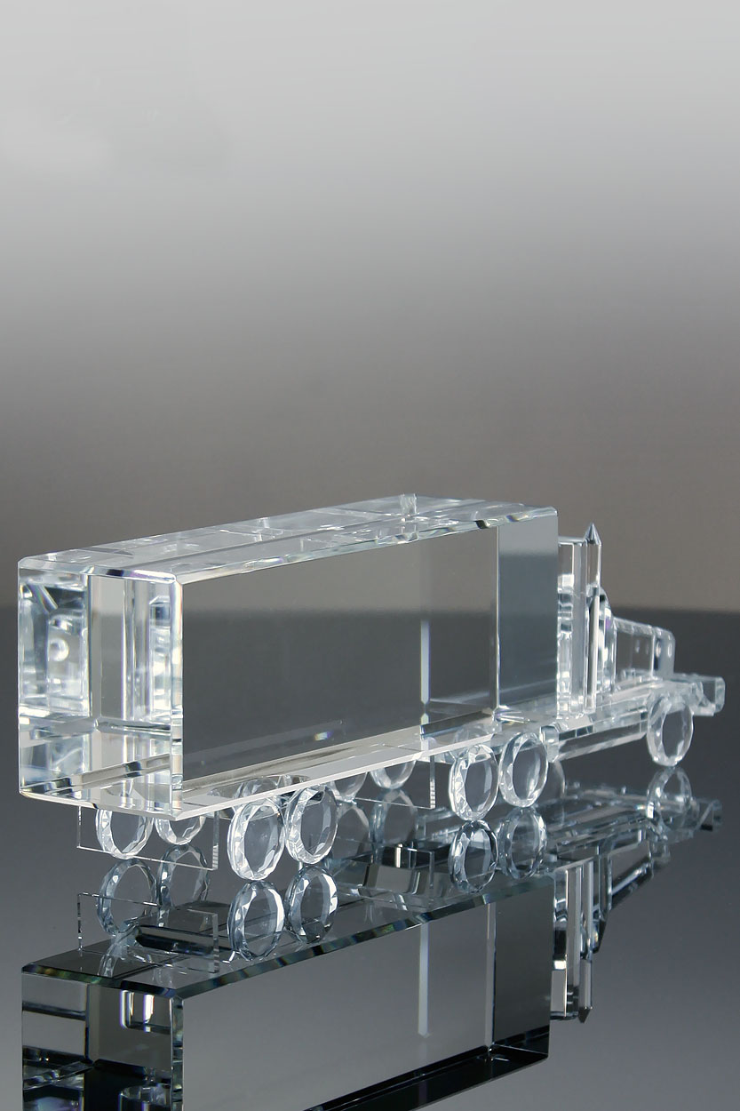 Recognition Ideas Crystal Semi-Trailer Truck