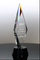 Crystal Obelisk on Black Base Corporate Gifts for Outstanding Performance Awards Trophies (#5235, #5236, #5237)