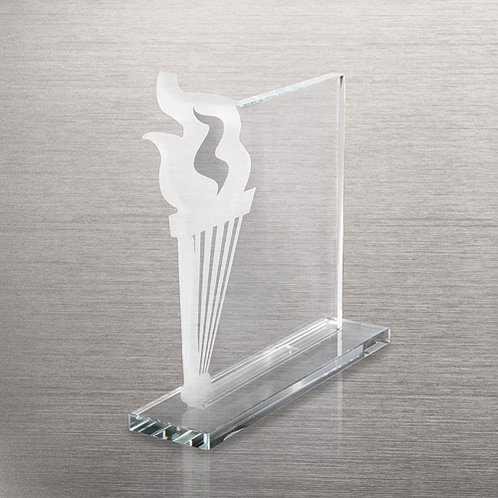 Torch Etched Glass Award (#76721)