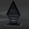 Black Glass Arrowhead Award (CBD-GB5007BK)
