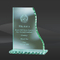 Vertical Wave Pearl Edge Glass Award (CBD-GB232750)