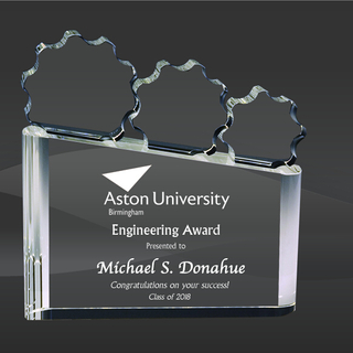 Gears in Motion Crystal Award (SCT-E8631)