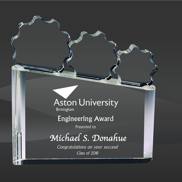 Gears in Motion Crystal Award (SCT-E8631)