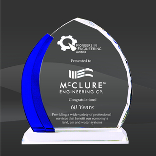 Blue Version Crystal Award (SCT-B9378)