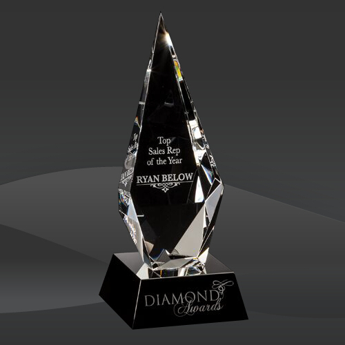 Diamond Vector Crystal Award (RS-9854-19)