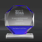 Blue Octo Splash Crystal Award (DMC-SCA266B)