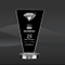 Wedged Diamond Crystal Award (STR-OPT8031, STR-OPT8032, STR-OPT8033)