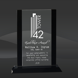Black Columns Crystal Award (SCT-K3475, SCT-K3409, SCT-K3415)
