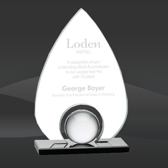 Achievement Arrowhead Orb Crystal Award (MP-AWS8644-S)