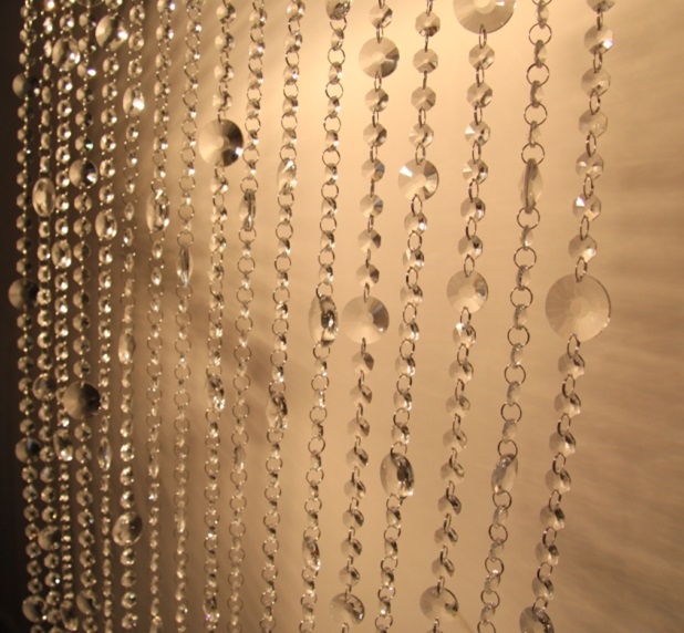 Decoration Craft of Crystal Glass Beaded Curtain
