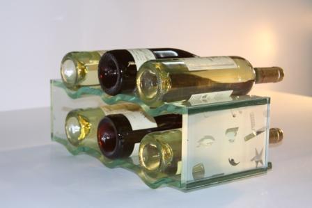 Personalized Wine Holder for Home or Bar Decoration