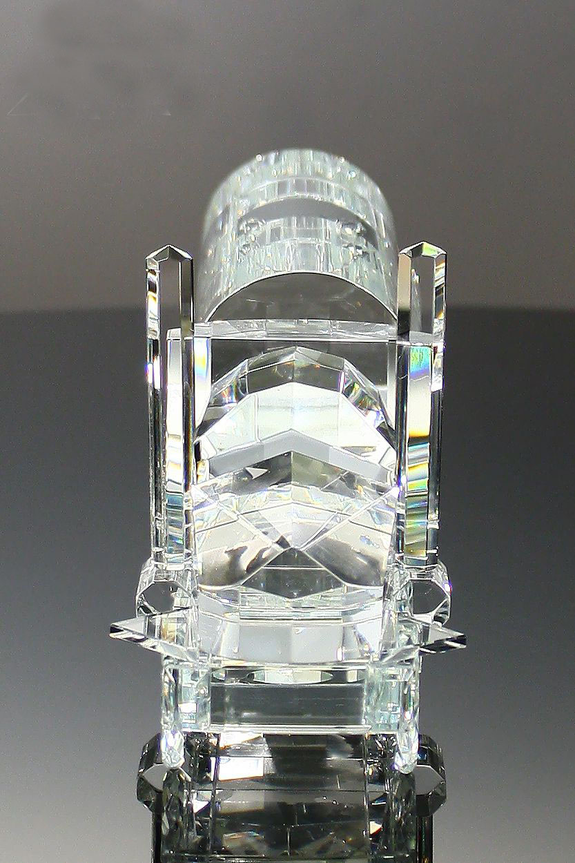 Model Crystal Award Wheels of Success