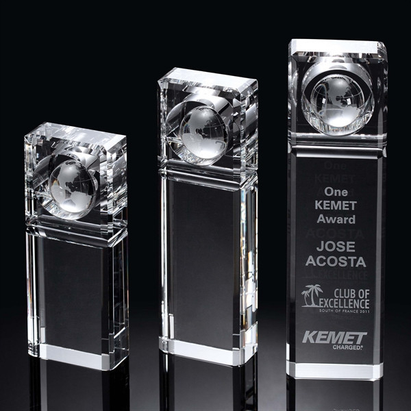 Continental Globe Tower Award (#1004-OCGL7007, #1004-OCGL7085, #1004-OCGL7010)