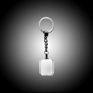 Square Crystal Keychain (#963-C1231)