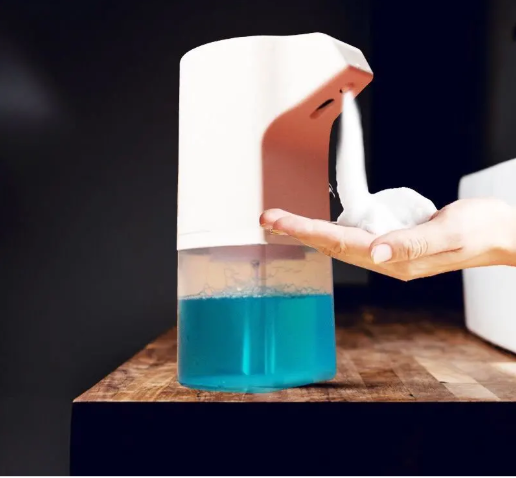 Top de mesa automática, Dispensador desinfectante de manos sin toque de escritorio, dispensador de líquidos, dispensador de jabón con sensor infrarrojo, Oficina / Inicio / Hotel / WC 250ml FY-0014