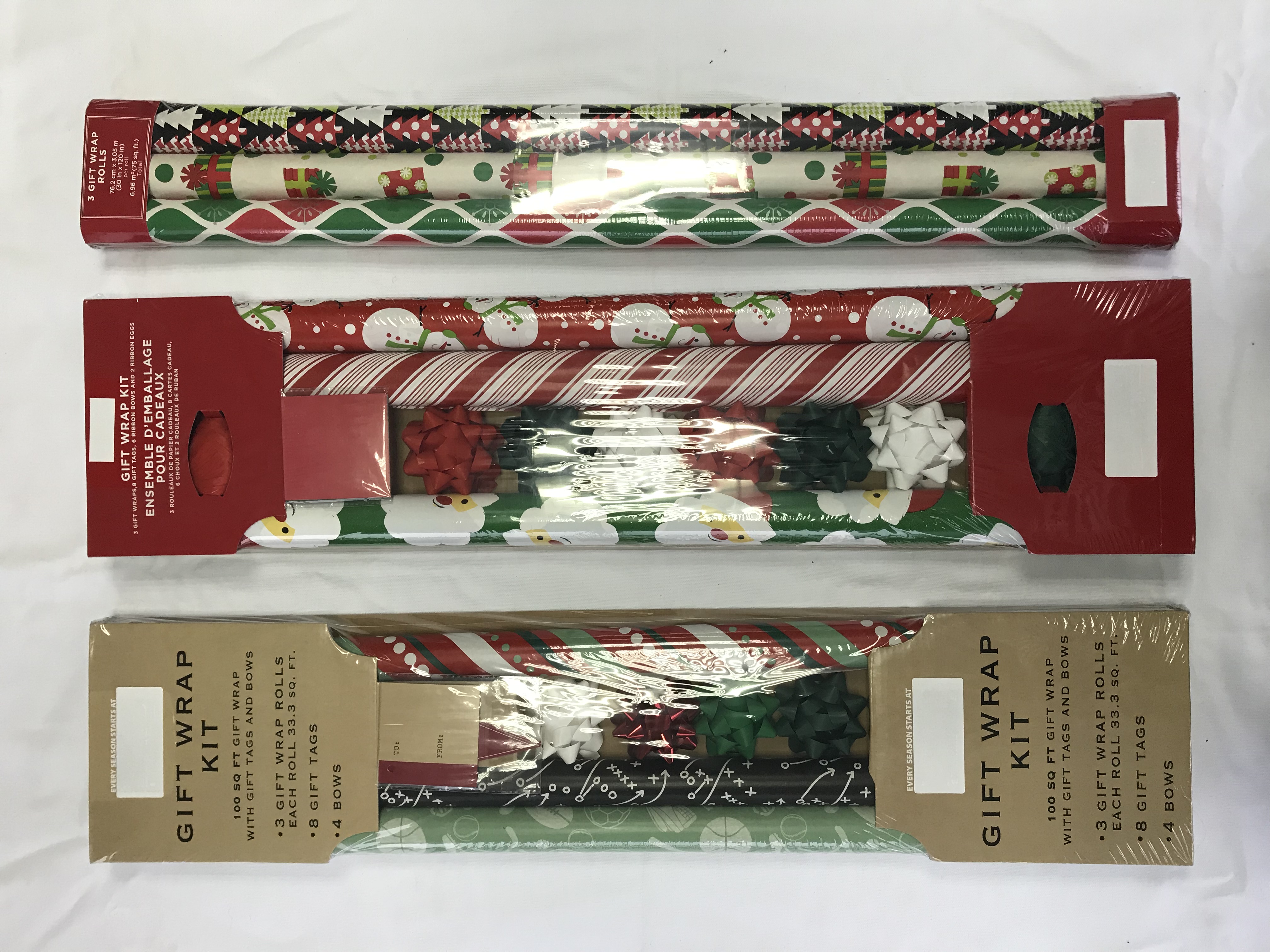 Ensemble Gift Wrap with Ribbons & Tags in Kit Package