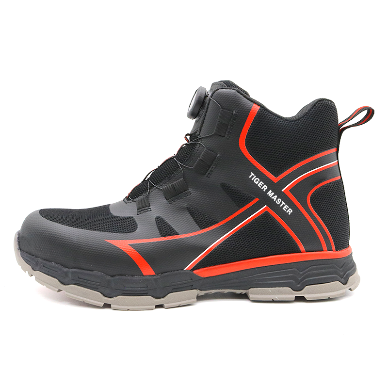 Fast Lock System Fashion Sport Safety Shoes with Composite Toe