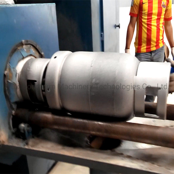 LPG Gas Cylinder Whole Production Equipments Body Manufacturing Line Shot Blasting Machine