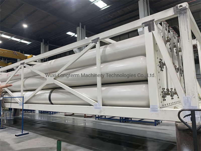 Gas Equipment Pressure Vessels 250bar Storage Tank CNG Steel Jumbo Cylinders