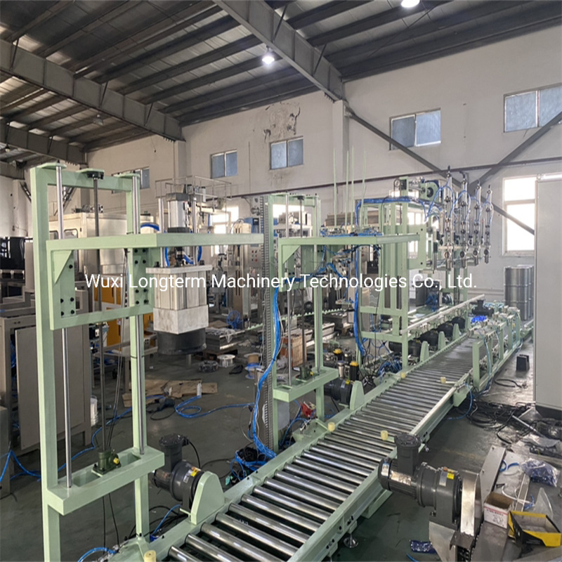 Fully Automatic Steel Drum Filling Sealing Line, 210.5L, 220L Bitumen Barrel Drum Filling Line